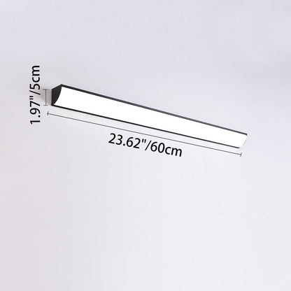 Halden Linear Outdoor Wall Light, Black IP65 Waterproof LED Up Down Wall Sconce for Porch, Patio & Garden Wall