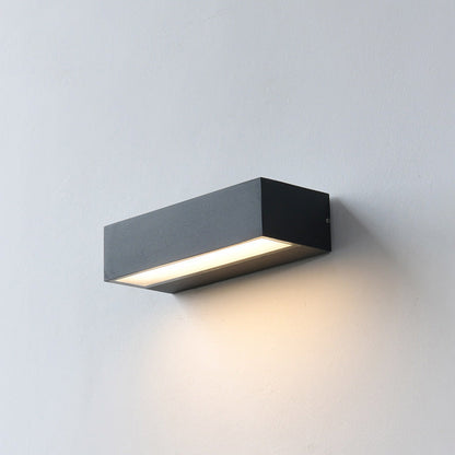 Tenby Linear Bar Wall Light, Black IP65 Waterproof LED Outdoor Wall Sconce for Porch, Patio, Fence & Driveway