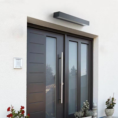 Tenby Linear Bar Wall Light, Black IP65 Waterproof LED Outdoor Wall Sconce for Porch, Patio, Fence & Driveway
