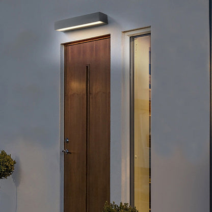 Tenby Linear Bar Wall Light, Black IP65 Waterproof LED Outdoor Wall Sconce for Porch, Patio, Fence & Driveway