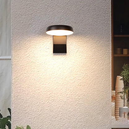 Ryland Rotating Wall Light, Black White IP65 Waterproof LED Motion Sensor Outdoor Light for Driveway & Garage
