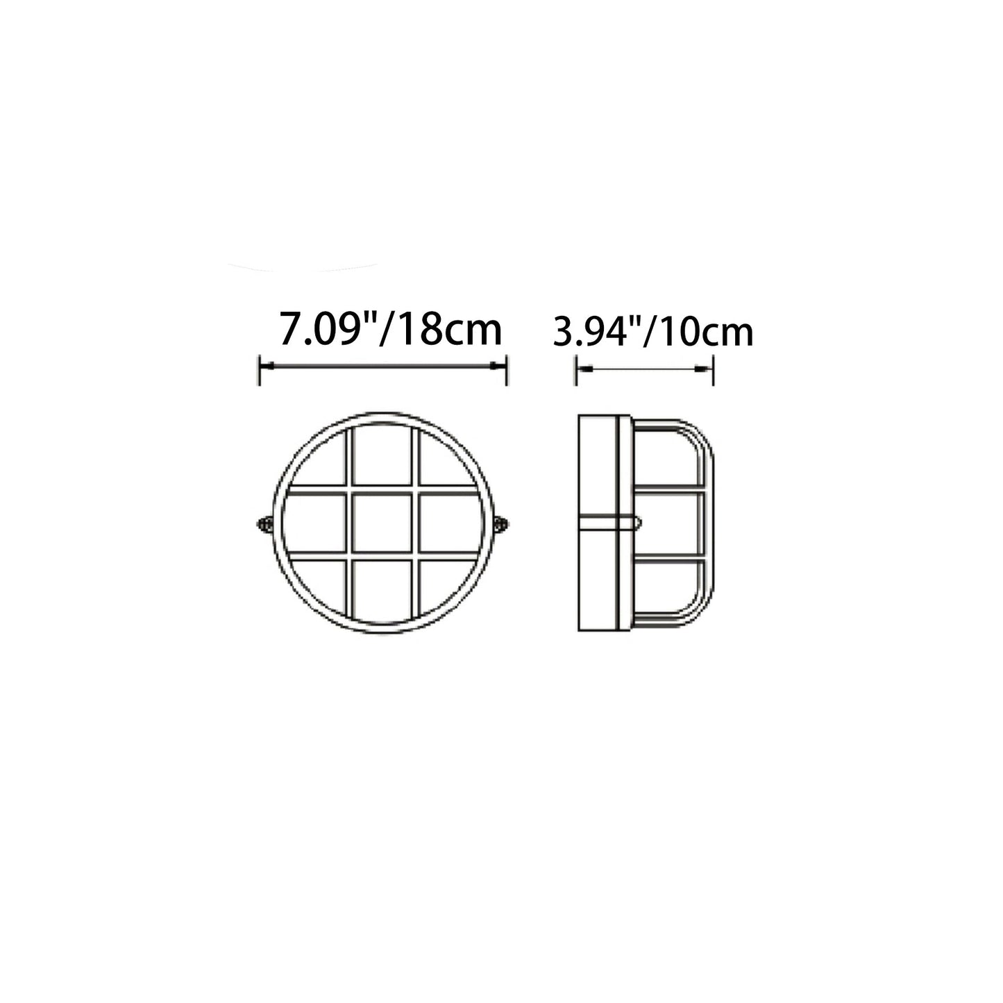 Ashby Frosted Globe Sconce, Frosted Glass E26 Wall Light for Covered Porch, Hallway & Workshop