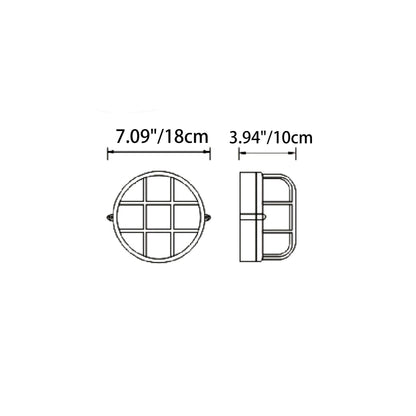 Ashby Frosted Globe Sconce, Frosted Glass E26 Wall Light for Covered Porch, Hallway & Workshop