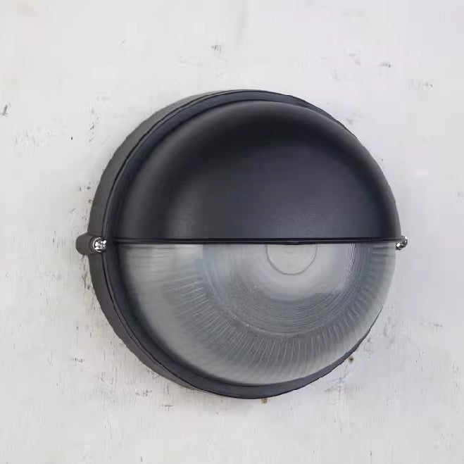 Ashby Frosted Globe Sconce, Frosted Glass E26 Wall Light for Covered Porch, Hallway & Workshop
