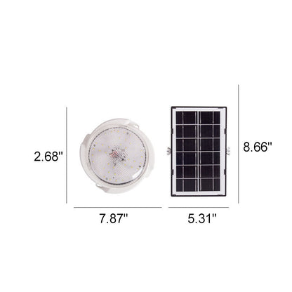 Solstice Solar Ceiling Light, White Solar Shed Light for Workshop, Summerhouse & Garden Room
