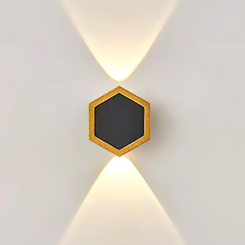 Comb Hexagon Wall Sconce, Honeycomb LED Outdoor Wall Light for Patio, Entrance & Garden Wall