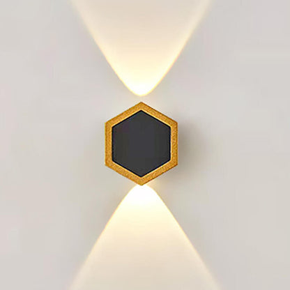Comb Hexagon Wall Sconce, Honeycomb LED Outdoor Wall Light for Patio, Entrance & Garden Wall