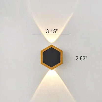Comb Hexagon Wall Sconce, Honeycomb LED Outdoor Wall Light for Patio, Entrance & Garden Wall