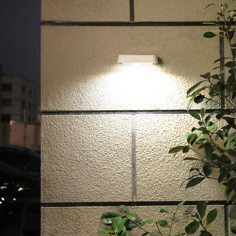 Reeve Solar Security Light, Black Waterproof Wireless Solar Wall Light for Gate, Door & Garage