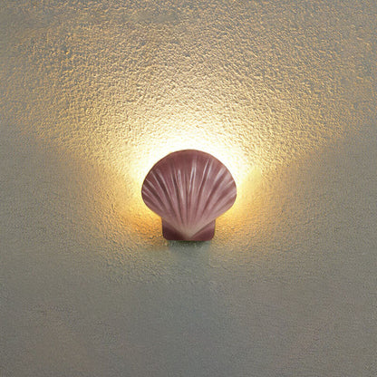 Cowrie Shell Wall Sconce, IP65 Waterproof LED Outdoor Wall Light for Courtyard, Terrace & Garden Wall