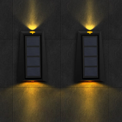 Aurora Solar Colour Light, Black Wireless Solar RGB Colour Changing Garden Light for Fence, Patio & Deck