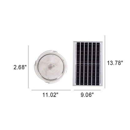 Solstice Solar Ceiling Light, White Solar Shed Light for Workshop, Summerhouse & Garden Room
