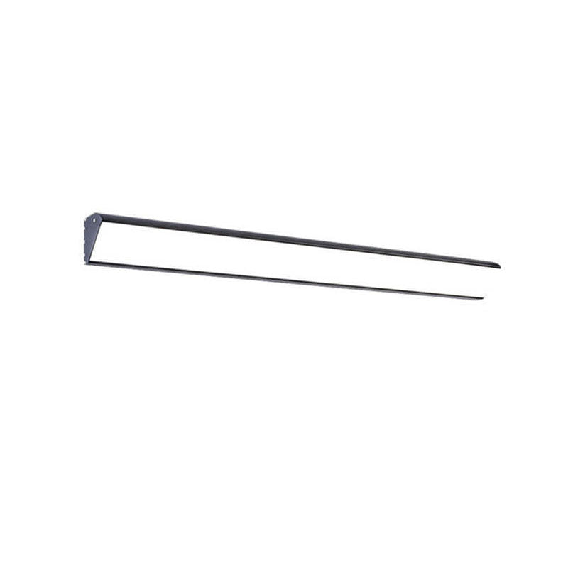 Ridley Wide Bar Wall Light, Black IP65 Waterproof LED Outdoor Linear Sconce for Garage, Facade & Garden Wall