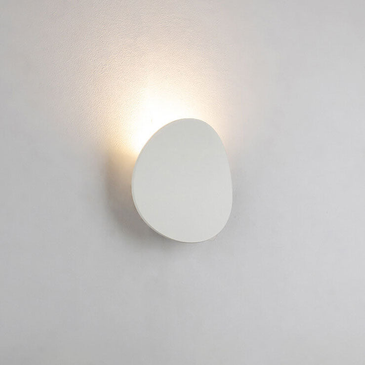 Thorne Round Glass Wall Sconce, Sand Black IP65 Waterproof LED Outdoor Porch Light for Front Door & Entryway
