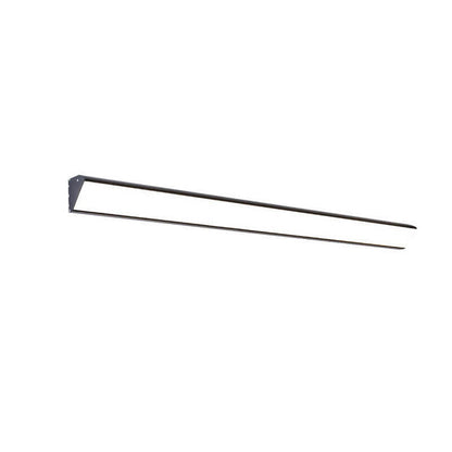 Ridley Wide Bar Wall Light, Black IP65 Waterproof LED Outdoor Linear Sconce for Garage, Facade & Garden Wall