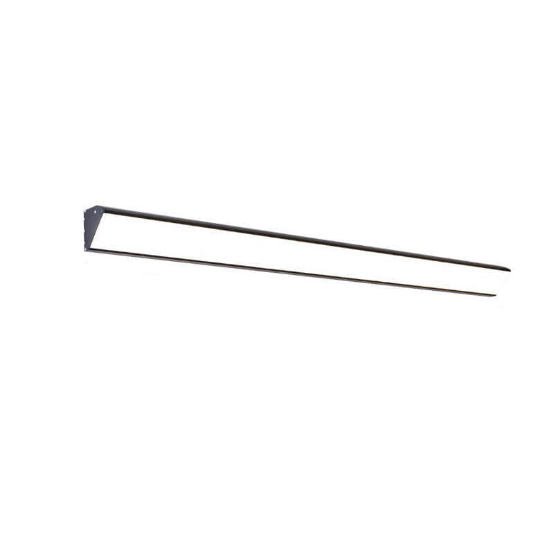 Ridley Wide Bar Wall Light, Black IP65 Waterproof LED Outdoor Linear Sconce for Garage, Facade & Garden Wall