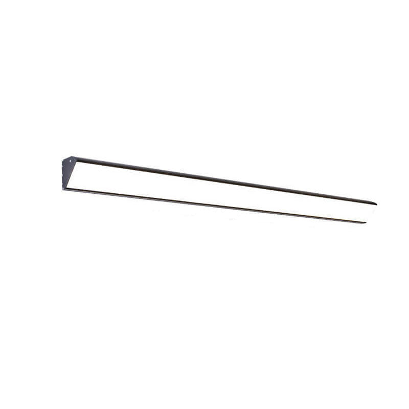 Ridley Wide Bar Wall Light, Black IP65 Waterproof LED Outdoor Linear Sconce for Garage, Facade & Garden Wall