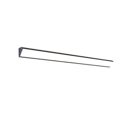 Ridley Wide Bar Wall Light, Black IP65 Waterproof LED Outdoor Linear Sconce for Garage, Facade & Garden Wall