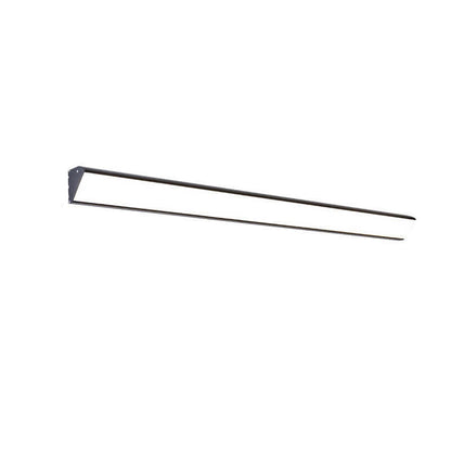 Ridley Wide Bar Wall Light, Black IP65 Waterproof LED Outdoor Linear Sconce for Garage, Facade & Garden Wall