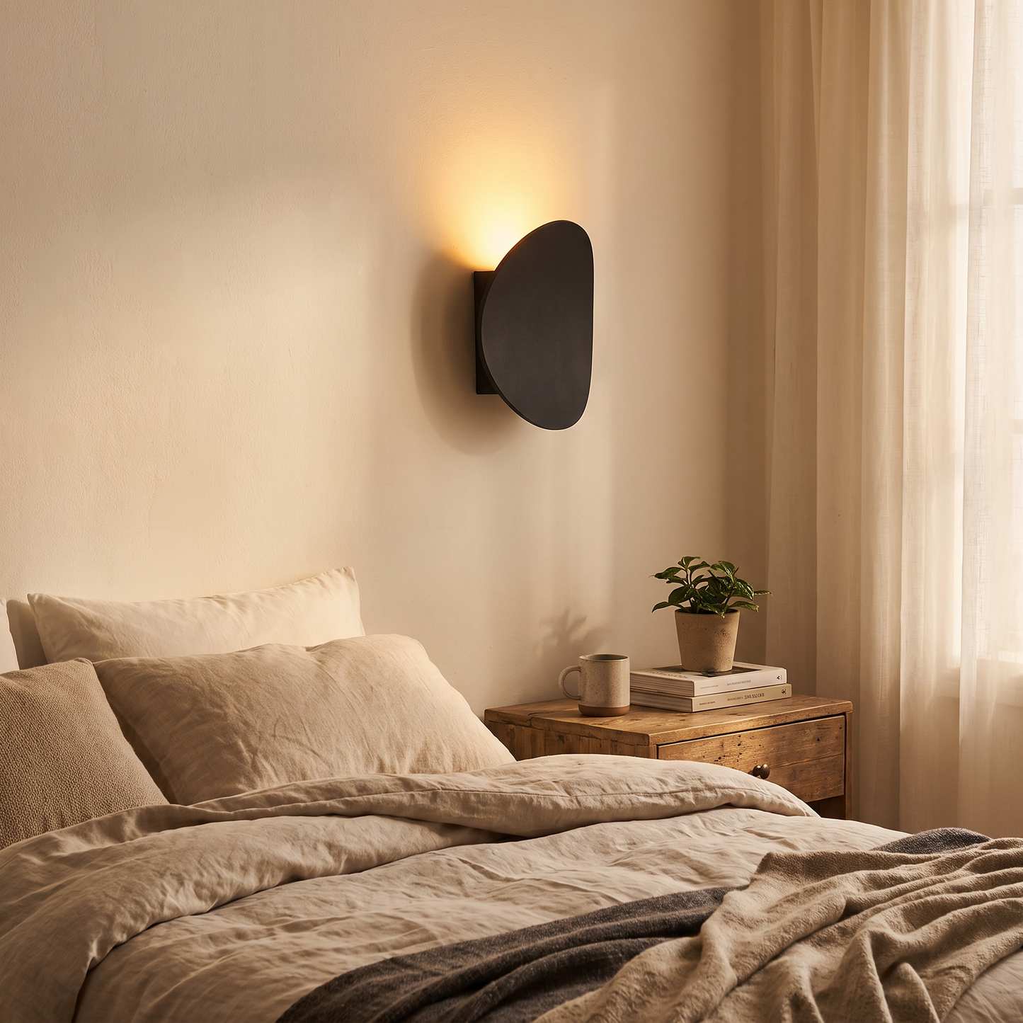 Outdoor lighting in use
