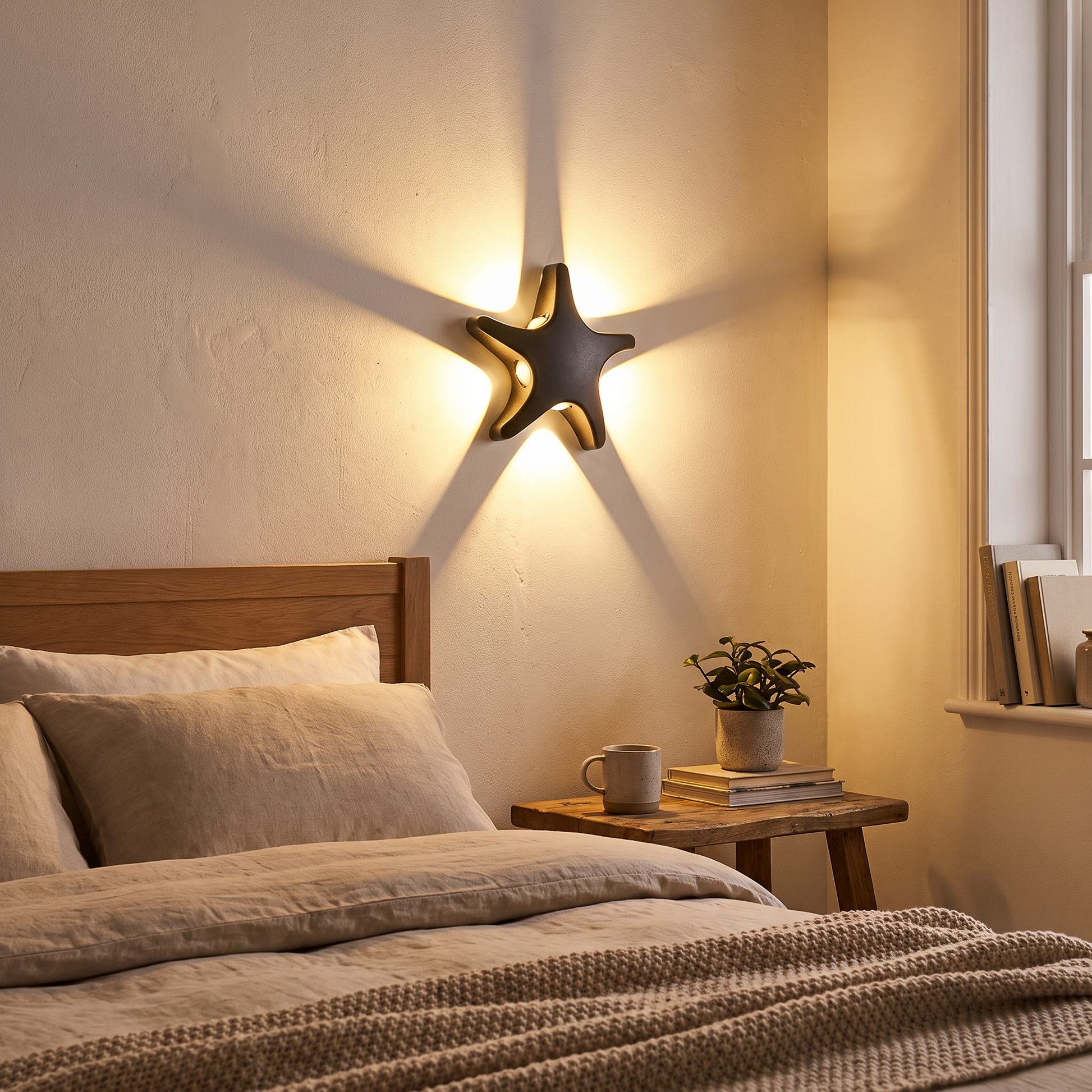 Outdoor lighting in use