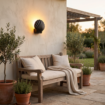 Outdoor lighting in use