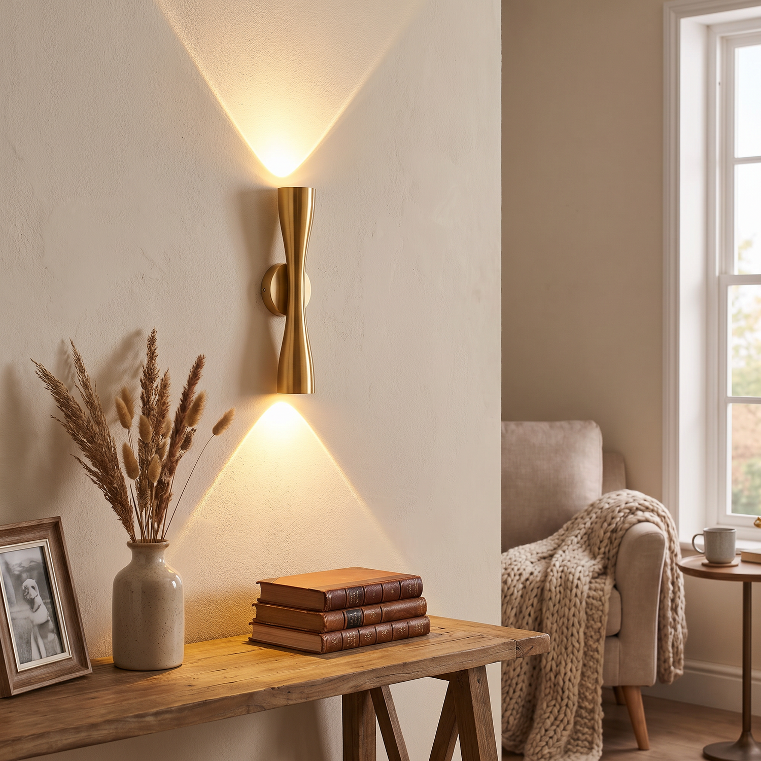 Outdoor lighting in use