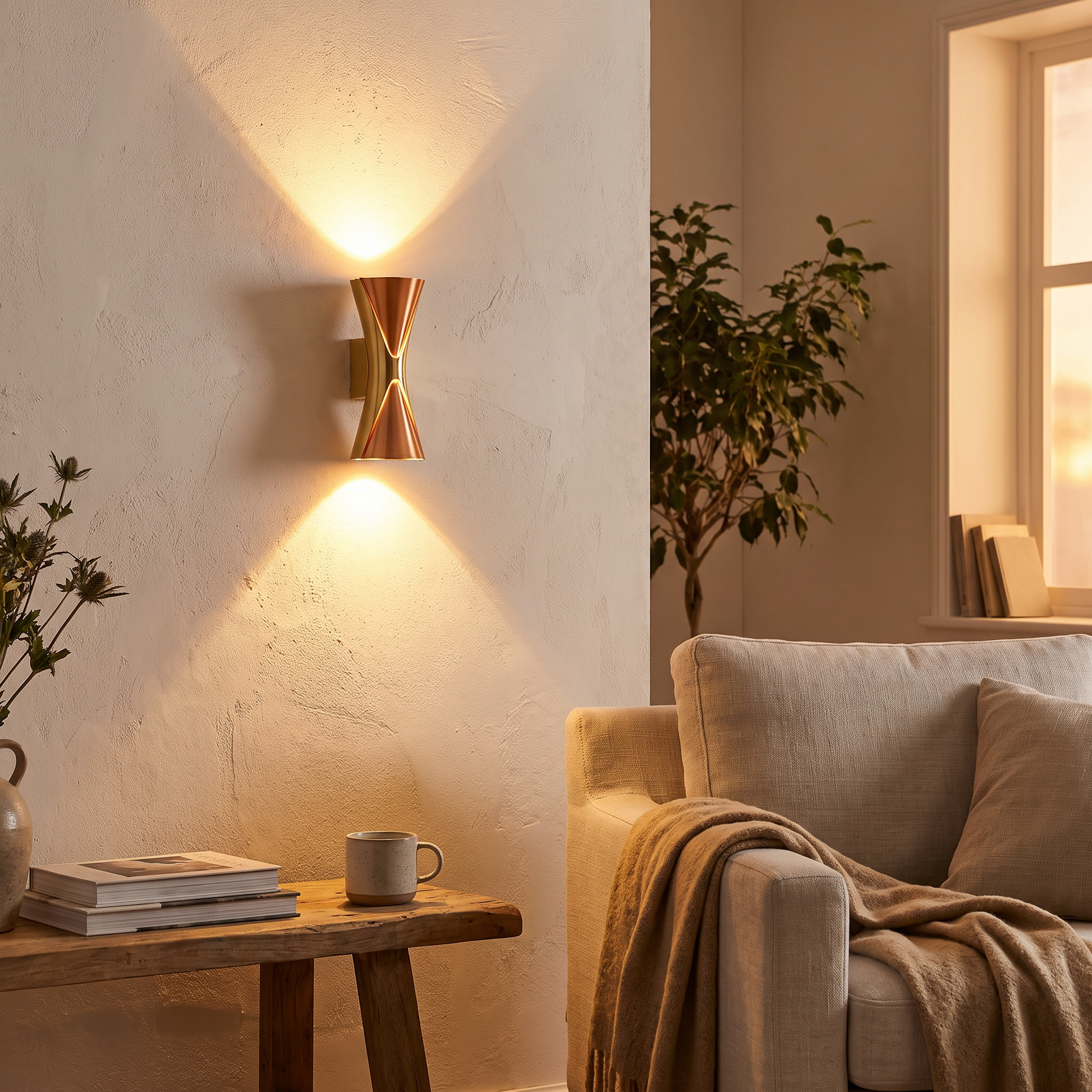Outdoor lighting in use