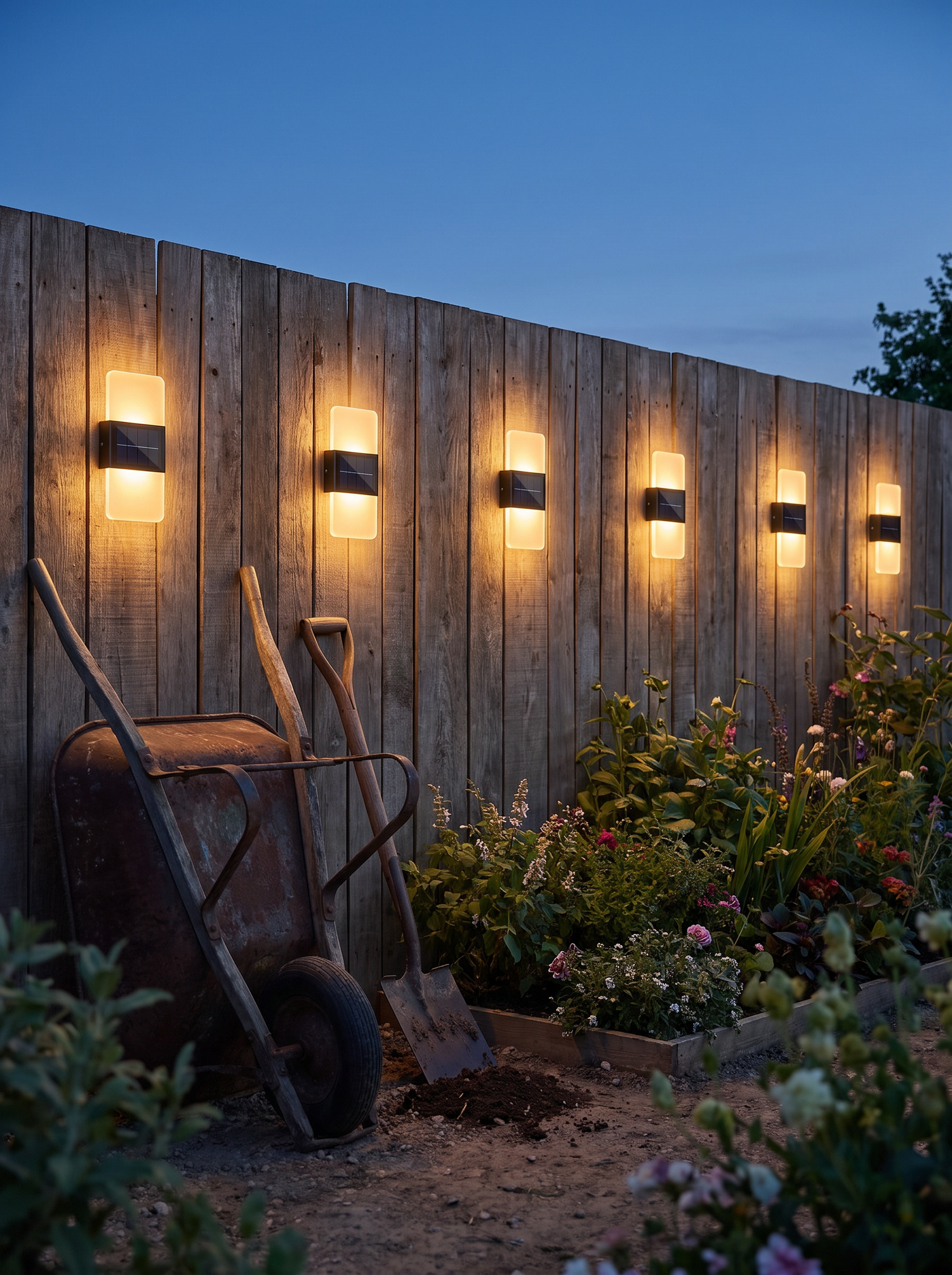 Hollis Solar Accent Light, Small White IP65 Waterproof Wireless Solar 