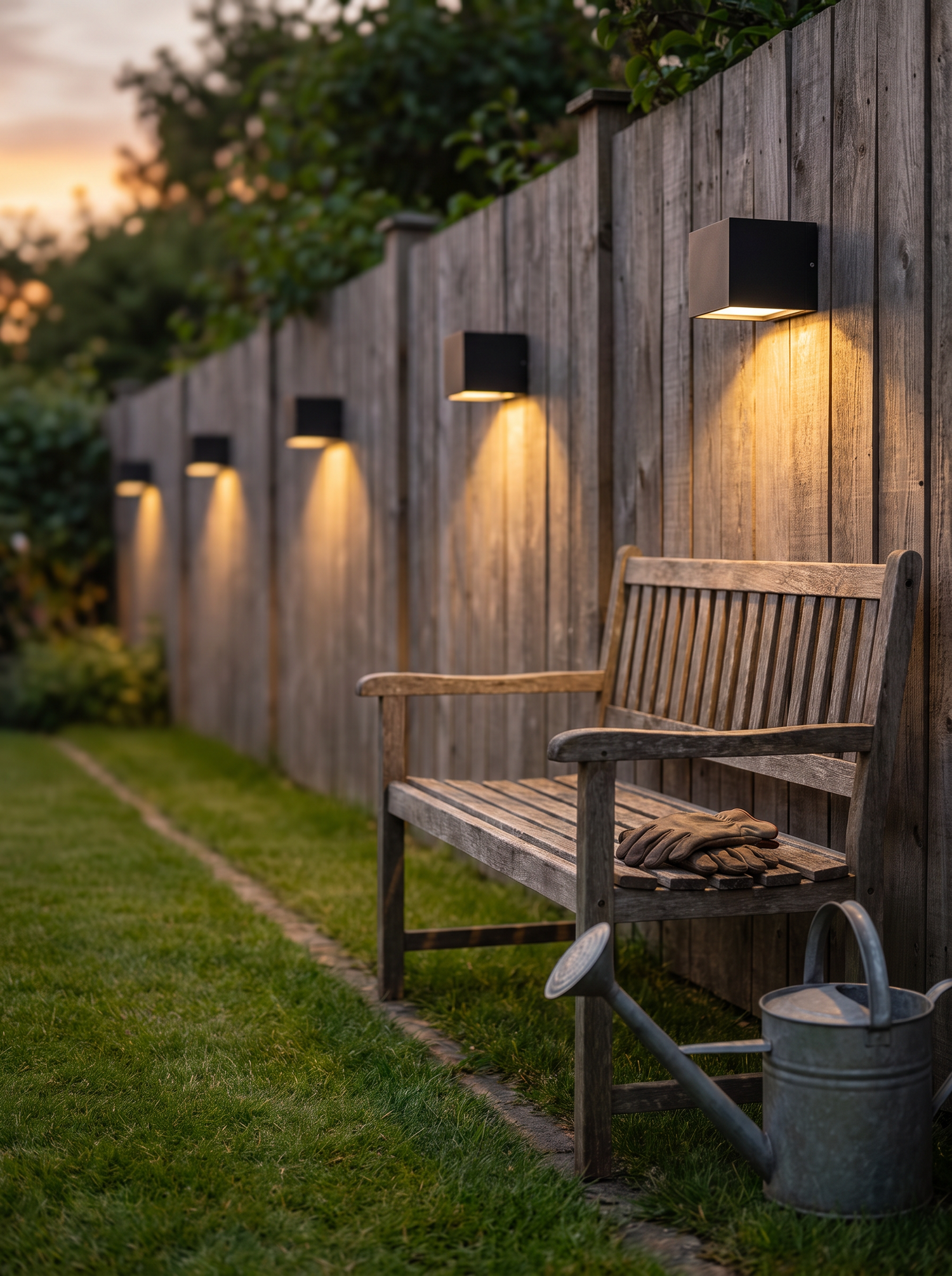 Prism Cube Wall Sconce, Black IP65 Waterproof LED Outdoor Light with R