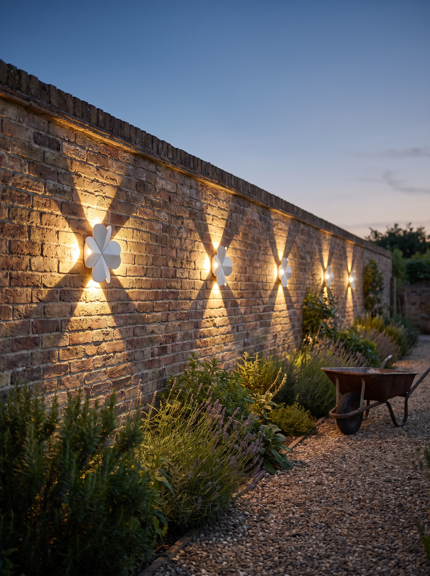 Marlow Compact LED Wall Light, White Black Gold IP65 Waterproof LED Ou